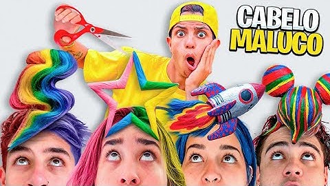 O MELHOR CABELO MALUCO COLORIDO VENCE ! *Quem ganhou ?
