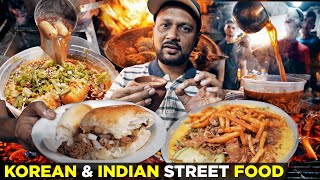 Korean &amp; Indian Street Food in Karachi, Pakistan | Numbing Noodles, Pav Bhaji, Khaosuey, Dam Qeema