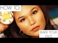 HOW TO: "BAKE" YOUR FACE | NO FLASHBACK & PHOTO READY | AIRSPUN TRANSLUCENT POWDER