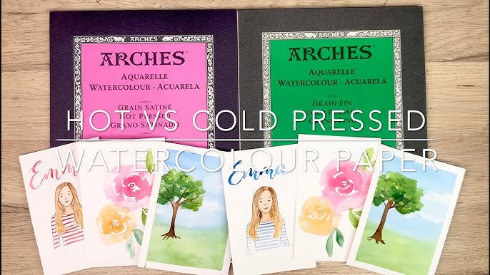 Cold Press Watercolor Paper vs Hot Press- Which is Better? 