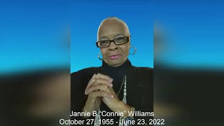 Jannie B. "Connie" Williams | Homegoing Service | 7/2/2022