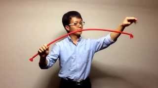 実演販売PV 固くなるロープ