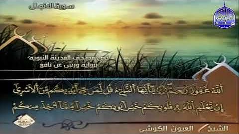 ختمة مرتلة العيون الكوشي الجزء 10  برواية ورش عن نافع