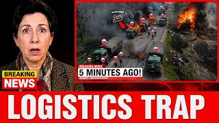Major Russian Supply Convoy to Crimea Gets Caught by Ukrainian FPV Drones - Then THIS Happened......