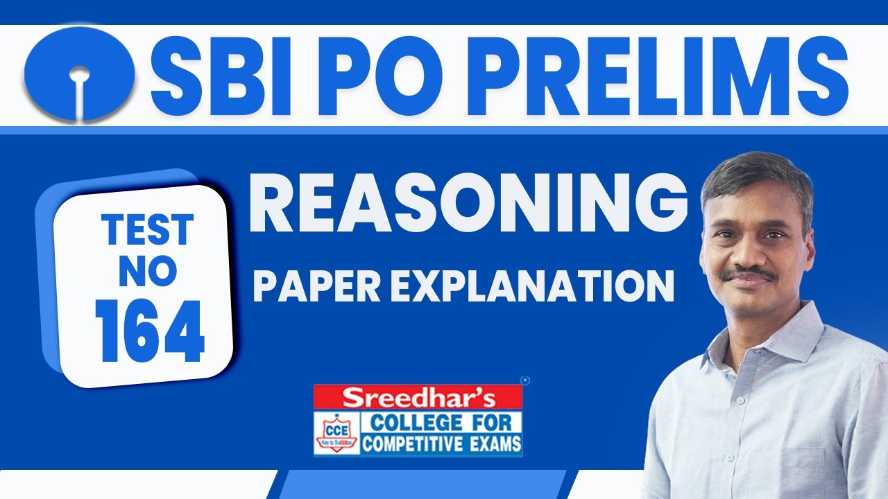 SBI PO 2022 PRELIMS MOCK TEST NO-164 | REASONING PRACTICE SET WITH IMPORTANT QUESTIONS