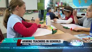 Local teacher comments on arming teachers: "The day they try to arm me is my last day of teaching"
