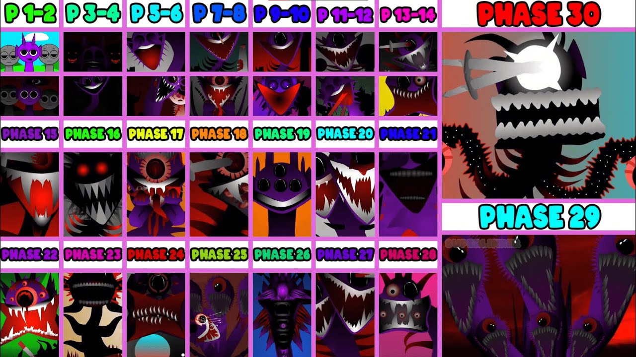 Incredibox Sprunki Mix All Phases: Phase 1-30 - NEW UPDATE | NEW MOD!