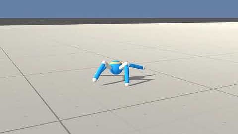 unity crawler environment using PPO