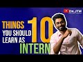 10 Things an INTERN(House surgeon) Must learn in Internship 🔥 || #mbbs #drjt