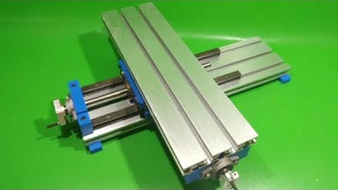 Homemade X Axis Slide DIY Milling Base Machine CNC Thingiverse