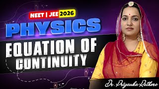 Equation of Continuity | Fluid Flow Concept Explained | Physics #jee2026 #neet2026
