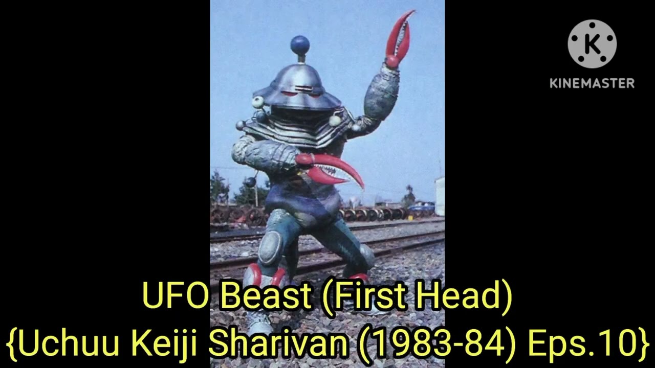 All Uchuu Keiji Sharivan Monsters/Villains