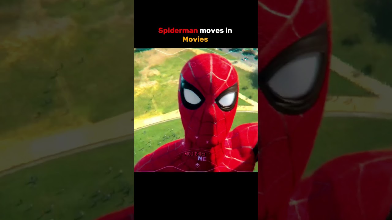 Spiderman moves movies vs real life 