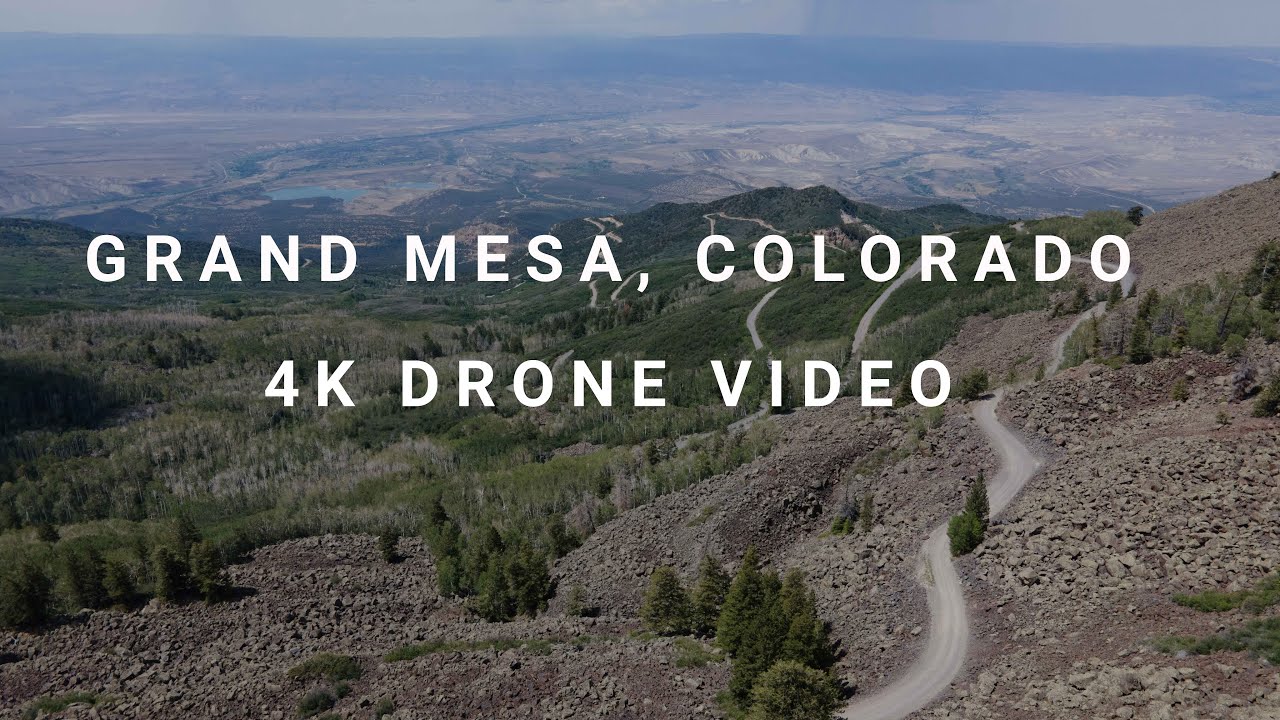 Grand Mesa, Colorado Lands End 4K Drone Video