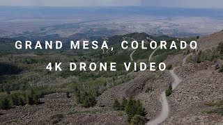 Grand Mesa, Colorado Lands End 4K Drone Video