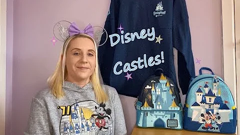 DISNEY CASTLES! Disney World Cinderella & Disneyland 65th Loungefly, Spirit Jersey review/showcase 🏰