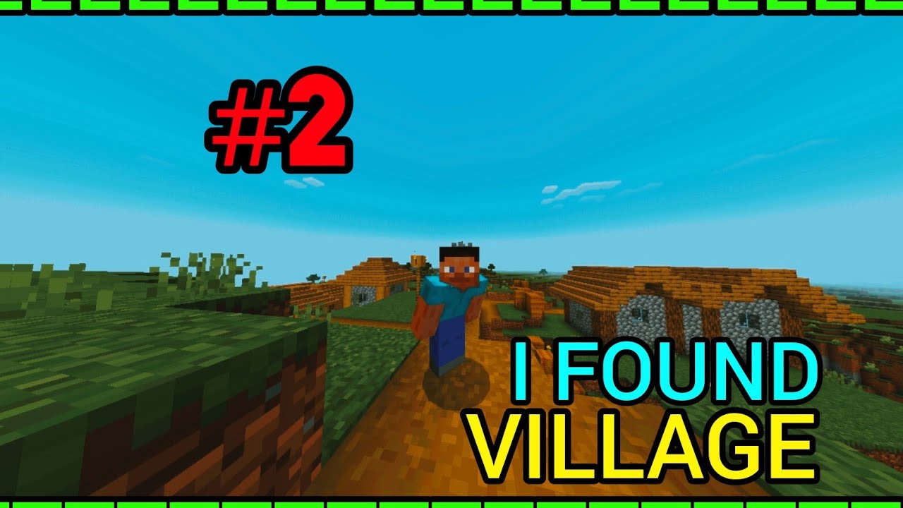 Finally I found a village in Minecraft Minecraft Survival series|Part ...