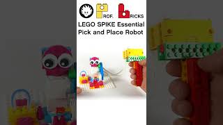LEGO SPIKE Essential Pick and Place Robot #shorts