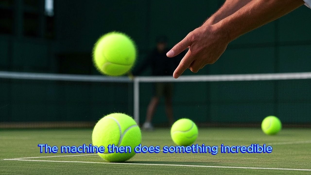 INCREDIBLE chain-reaction machine opens the gates to Wimbledon