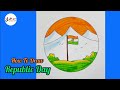 Republic Day Drawing Easy || How to draw Republic Day