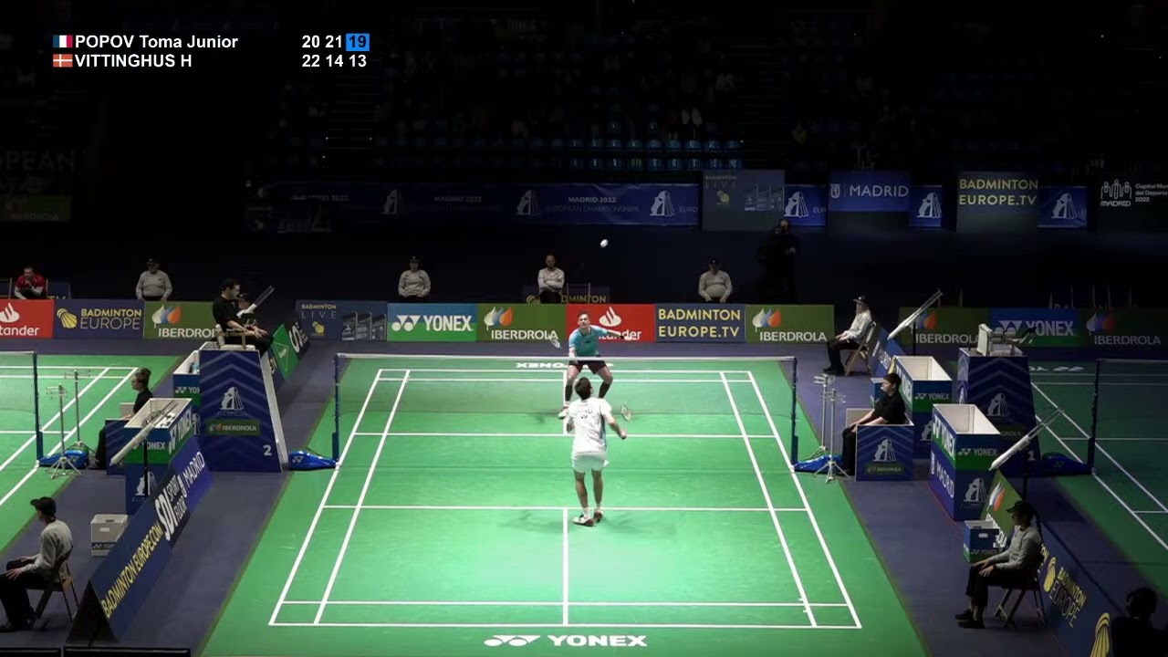 Match Point - Toma Junior Popov vs Hans-Kristian Solberg Vittinghus - MS, QF - European Championship