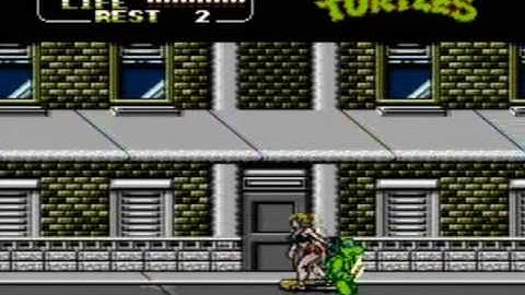 TMNT II The Arcade Game (NES)