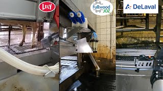 Lely vs Delaval vs GEA vs Fullwood JOZ milkingrobots connection and pre milking
