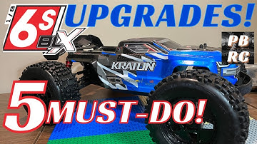 ARRMA 6S UPGRADES | 5 MUST-DO UPGRADES | KRATON,TALION,OUTCAST,TYPHON