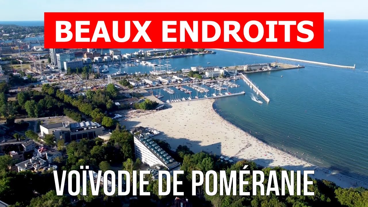 Voyage en Voïvodie de Poméranie, Pologne | Villes, tourisme, vacances, nature | Drone 4k vidéo