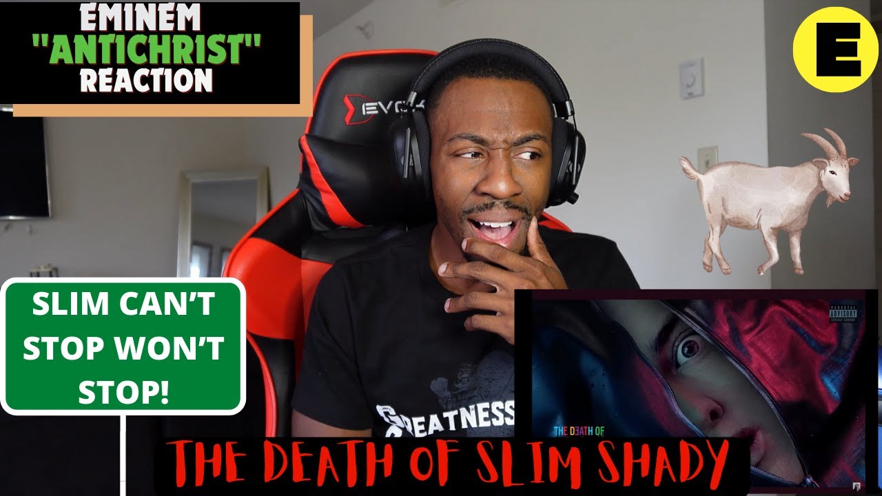 {SLIM SHADY REALLY WENT THERE!!?} EMINEM "ANTICHRIST" FIRST REACTION