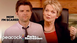 Ben meets his terrifying mother in law | Parks and Recreation