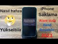 iPhone saklama alanı dolu nasıl boşaltılır ( iPhone hafıza arttırma )