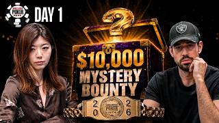 $10,000 NLH Mystery Bounty - Day 1 | World Series of Poker