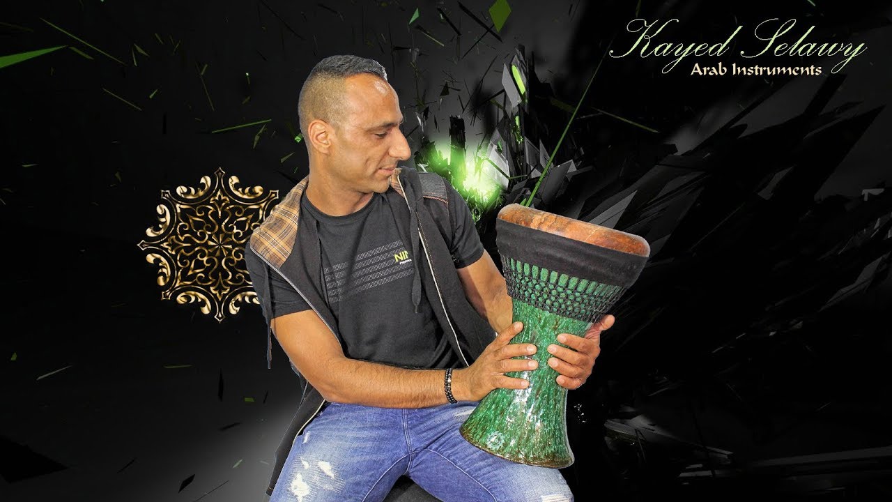 Ceramic Doumbek with Fish Skin Solo Darbuka Kayed Selawy YouTube