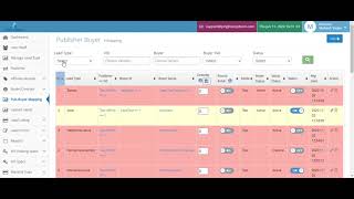 Publisher Buyer Mapping Module Ping Tree Systems Lead Distribution Software