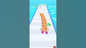 Bakery Stack Run Factory Donuts 🍩🧁🥧 X -- level 06 #shorts