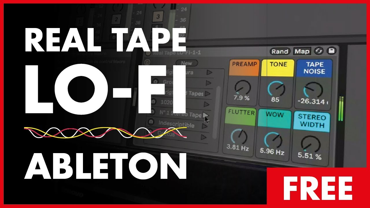 Real Tape LO-FI /// ABLETON Effect Rack | Simulación de CASSETTE - YouTube
