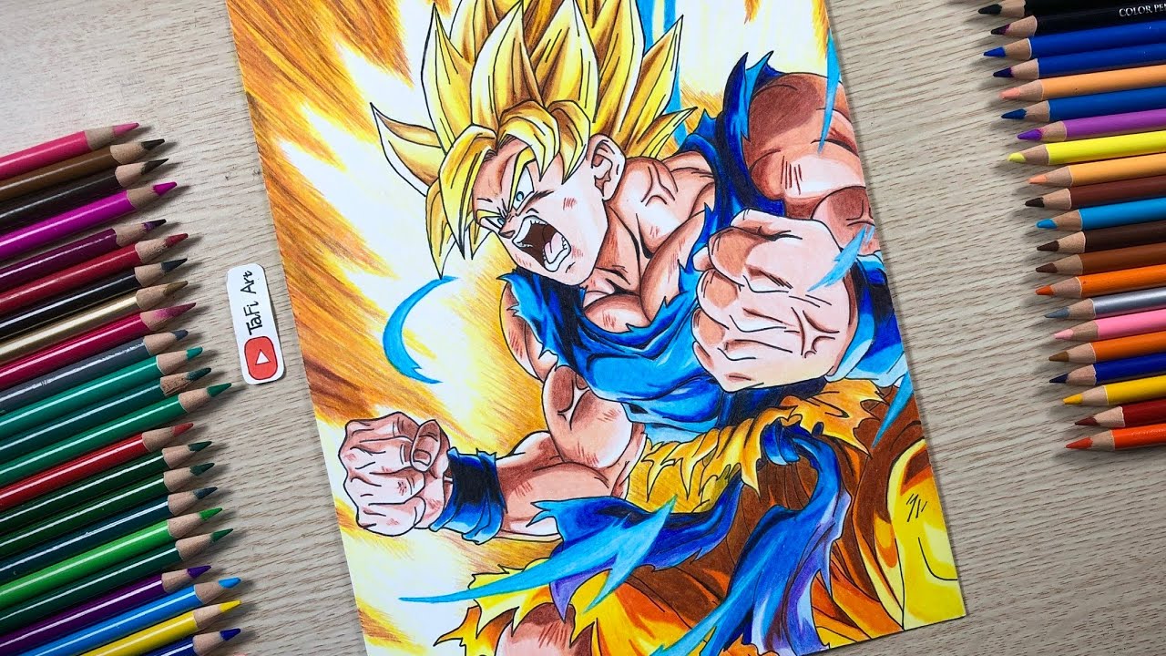 Goku Super sayajin 2 - Desenho de sr_borsoli - Gartic