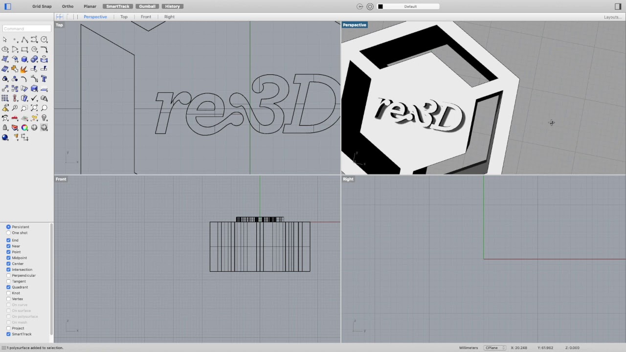 How to Turn Your 2D Logo Into a 3D Print Using Rhino – re:3D