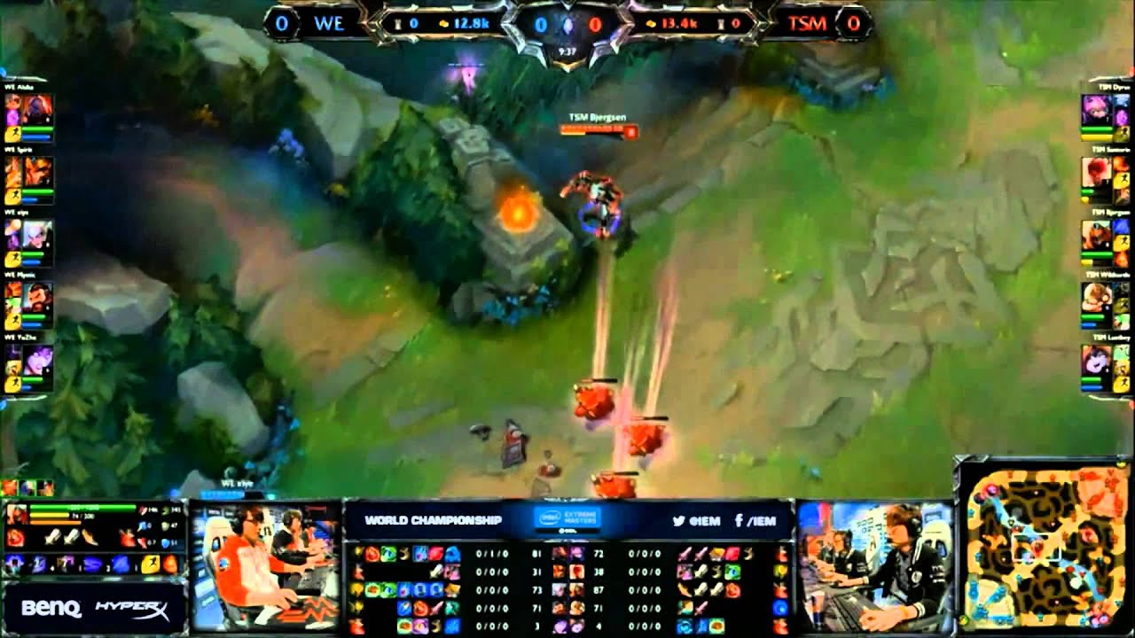TSM Bjergsen Firstblood vs Team World Elite