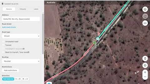 How to split a segment using Waze Map Editor