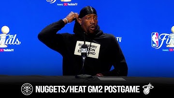 Bam Adebayo Reacts To Nuggets/Heat Game 2 | 2023 NBA Finals