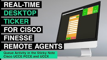 Comstice Wallboard Ticker for Cisco UCCE and UCCX