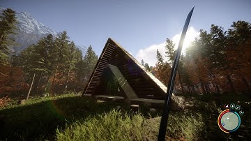 Slanted Overhang Tutorial & Cabin Showcase - Sons of the Forest | PATCHED