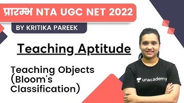 Teaching Aptitude | Teaching Objects (Bloom