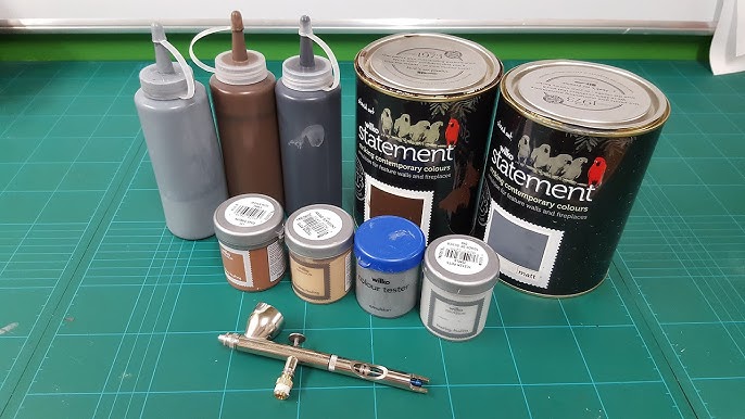 How To Airbrush Cheap Acrylic Craft Paints On Plastic Scale Models