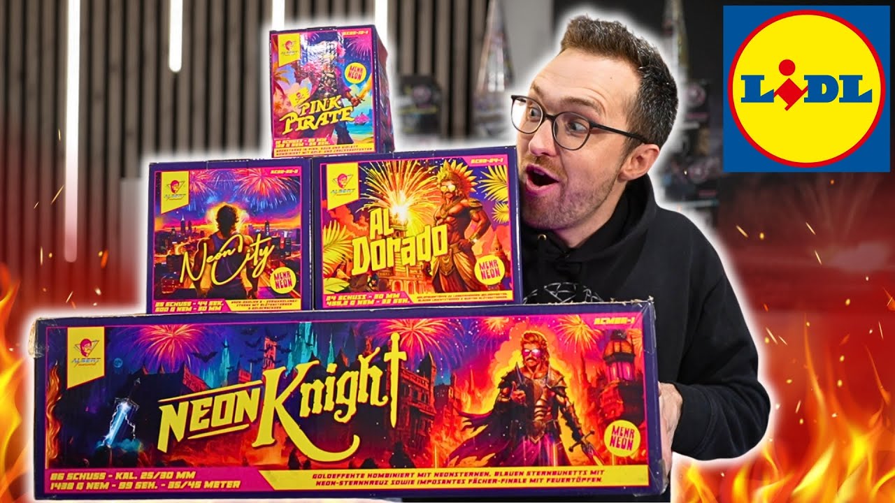 Wir zünden alle ALBERT Feuerwerk Neuheiten von Lidl 🤯😍