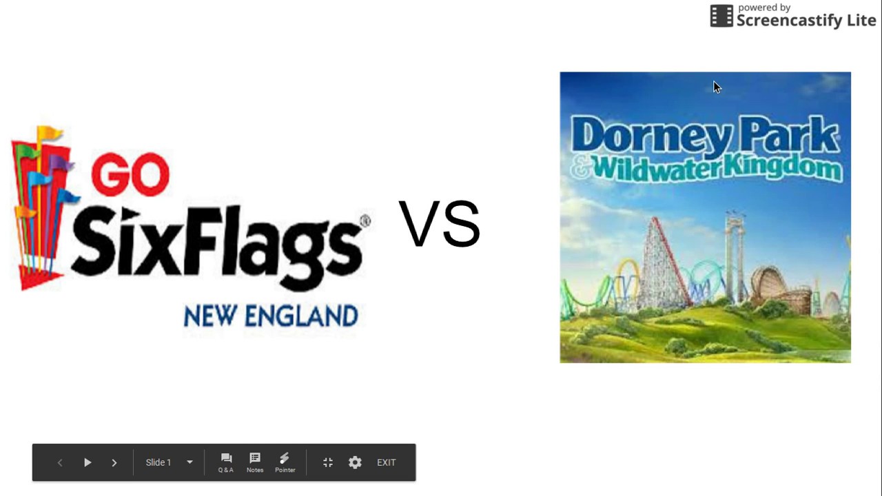Park Battle Six Flags New England vs Dorney Park YouTube