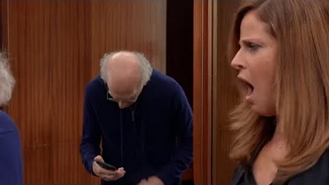 Curb Your Enthusiasm - Larry gets an erection in f...