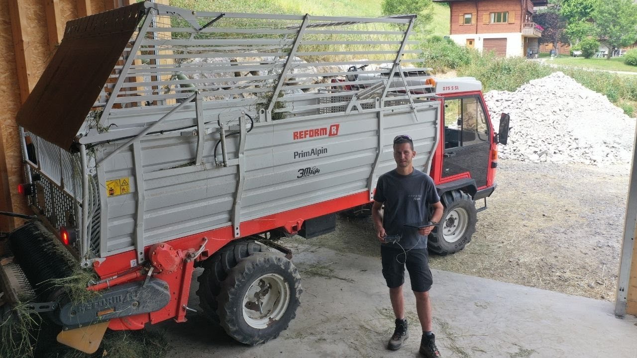 Je vous emmènes😍 |Foin en Montagne séchage en Grange | Griffe a foin | Metrac h7 rx |Haute-Savoie
